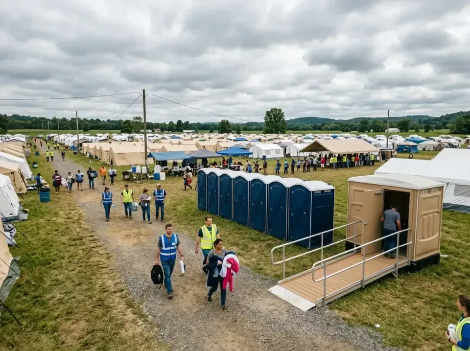 disaster-relief-camp-restrooms-010 — frequently asked questions, Dumpster & Portable Bathrooms Rental in Shallowater, TX